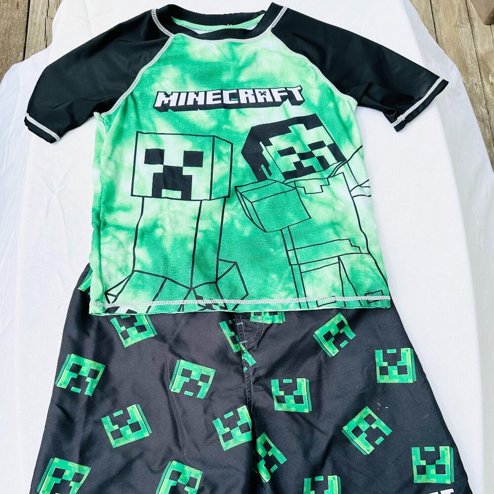 Minecraft swim set for youth boys